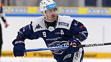 Hokejový útoník Jakub Flek, jeden z tahoun Komety Brno. (leden 2025)