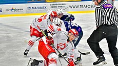 Momentka z utkání Kolín vs. Frýdek-Místek.