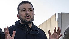 Ukrajinský prezident Volodymyr Zelenskyj (13. února 2025)