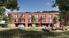 Zlín chce vybudovat bytovku se startovacími byty v Cyklistické ulici v Pr�tném....