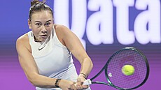 Amanda Anisimovová ve finále turnaje v Dauhá