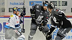 Momentka z extraligového utkání Karlovy Vary - Liberec