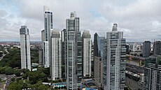 Po�ár mrakodrapu v argentinském Buenos Aires (11. února 2025)