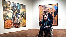 Franti�ek Mertl je krom� velkoformátových figurálních obraz� i autorem...