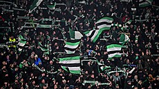 Fanou�ci Ferencvárose p�ed domácím duelem s Plzní.