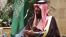 Saúdský korunní princ Muhammad bin Salmán. (17. února 2025)