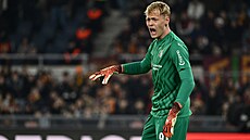 eský gólman Luká Horníek v dresu portugalské Bragy.