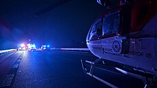 Záb�r z místa tragické nehody u Opavy. (13. února 2025)