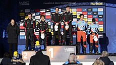 Nejlepí ti posádky védské rallye.