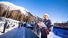 Trenér �eské reprezentace Luká� Dostál.