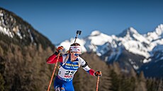 Jessica Jislová b�hem vytrvalostního závodu na MS v Lenzerheide.