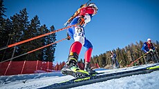 Tereza Voborníková b�hem vytrvalostního závodu v Lenzerheide.