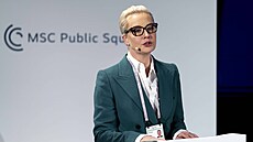 Vdova po ruském opozi�níkovi Alexeji Navalném Julija (14. února 2025)