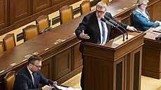 Místopedseda ANO a stínový ministr práce a sociálních vcí Ale Juchelka pi...