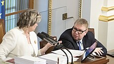 Místop�edseda ANO a stínový ministr práce a sociálních v�cí Ale� Juchelka a...