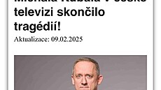 Podvodné stránky okopírovaly vzhled zpravodajského serveru iDNES.cz.