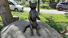 Takto vypadá socha Mike�e z Hrusic. Inspirují se v Mod�anech?