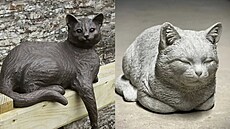 Ko�i�í sochy mohou vypadat v�elijak. Ve facebookové skupin� Mikeeeeeee� se lidé...