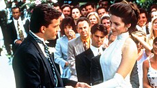 Andrew Shue a Kristin Davisová v seriálu Melrose Place