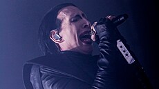 Americký umlec Marilyn Manson vystoupil v Brn. (14. února 2025)