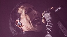 Americký umlec Marilyn Manson vystoupil v Brn. (14. února 2025)