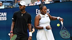 Donald Young a Taylor Townsendová ve finále smí�ené �ty�hry na US Open