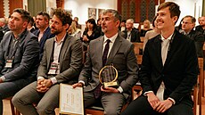 Ocen�ní Podnikatel roku 2024 za Olomoucký kraj. p�evzal Roman Tihelka,...