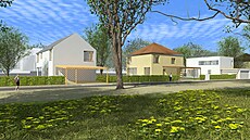 Chystaná zástavba osmihektarového areálu bývalých kasáren v Jiín