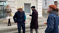 Marian P. v klobouku ped Okresním soudem Plze-sever, který dnes rozhodl, e...