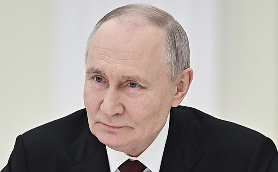 Ruský prezident Vladimir Putin v Kremlu v Moskv� (27. února 2025)