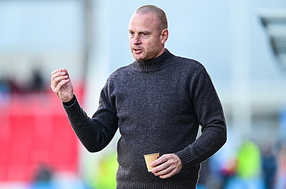 Boleslavský trenér Andreas Brännström.