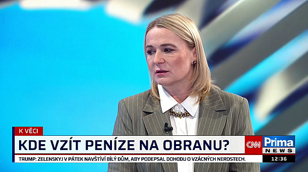 Počítám s třemi procenty HDP na obranu, s Trumpem se dohodneme, míní Černochová