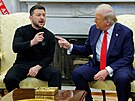 Schzka amerického prezidenta Donalda Trumpa a ukrajinského prezidenta...