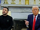 Schzka amerického prezidenta Donalda Trumpa a ukrajinského prezidenta...