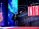 Elon Musk na konzervativní konferenci CPAC v Marylandu (20. února 2025)