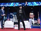 Elon Musk na konzervativní konferenci CPAC v Marylandu (20. února 2025)