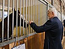 Prezident Petr Pavel s manelkou Evou navtívil Veterinární univerzitu v Brn....