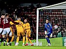 Dukelský branká Jan ovíek dopustil dalí gól Sparty v osmifinále Mol Cupu.