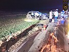Mezi Kunovicemi a Hlukem na Uherskohradisku dolo k nehod t vozidel. idi...