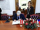 Prezident Petr Pavel se pi návtv Brna potkal se zdejí primátorkou Markétou...
