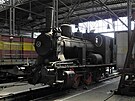 Parn� lokomotiva 310.922 st�la dlouho v �eskot�ebovsk�m depu.