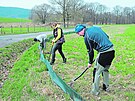 Stavba do�asných bariér - �SOP Bukovina.