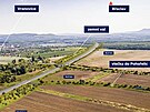 Nvrh trasy rychlodrhy mezi Vranovicemi a Pibicemi. Druh zmnn obec chce,...