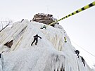 Ledov stna ve Vru zahjila zimn sezonu. Kvli nestlmu poas se tak stalo...