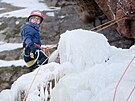 Ledov stna ve Vru zahjila zimn sezonu. Kvli nestlmu poas se tak stalo...