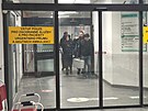 Policist zasahuj ve Fakultn nemocnici v Motole. (23. nora 2025)