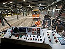 Pedstaven autonomnho pojezdu tramvaj na konench stanicch. Na systmu...