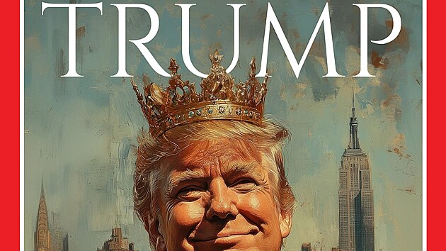„Ať žije král.“ Obrázek, který se objevil na oficiálním účtu Bílého domu na síti X, oslavuje prezidenta Donalda Trumpa. (19. února 2025)