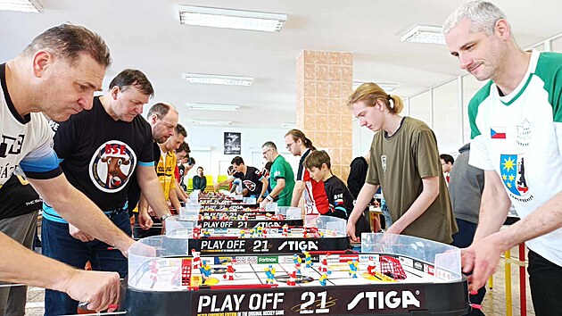 Turnaj eskho pohru ve Stiga stolnm hokeji v eskch Budjovicch (22. nora 2025)
