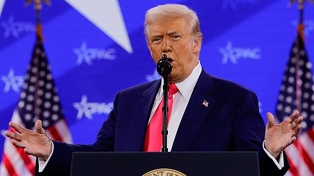 USA jsou blzko dohod o nerostnm bohatstv s Ukrajinou, ekl Trump na konzervativn konferenci CPAC. (22. nora 2025)